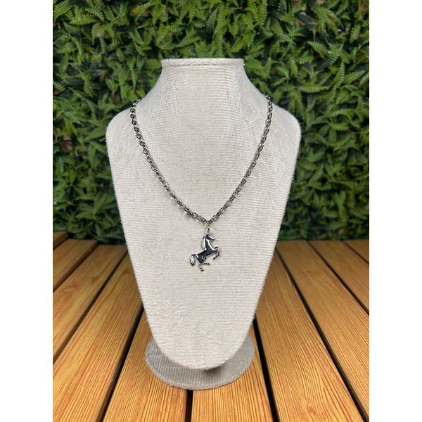 Colar Corrente Feminino Cor Prata com Regulagem 