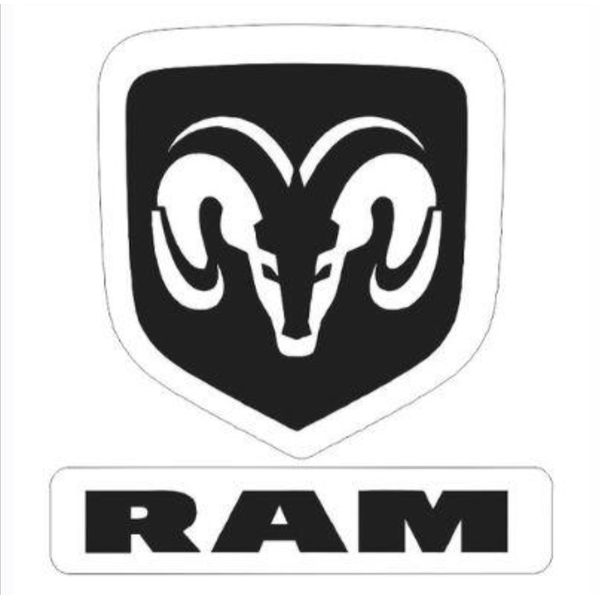 Adesivo Bordado para Chapéu auto colante RAM