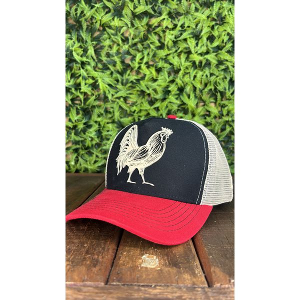 Boné Country Sertanejo Galo Vermelho