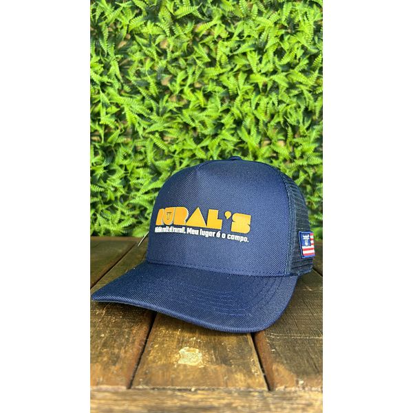 Boné Country Sertanejo Rurals Azul com Amarelo