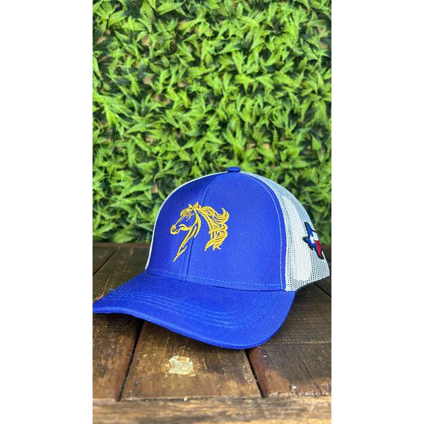 Boné Infantil Country Sertanejo Cavalo Cor Azul Bic
