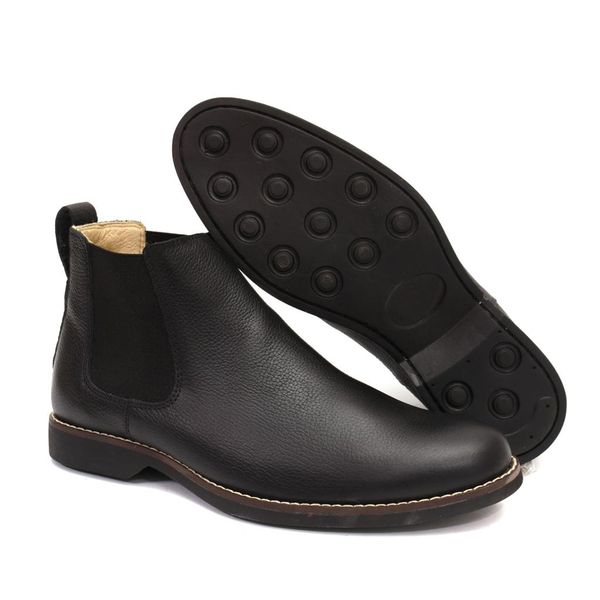 Bota masculina com elastico na lateral 2025