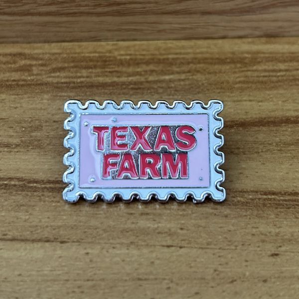 Aplique de Metal Broche para Chapéu ModeloTexas Farm