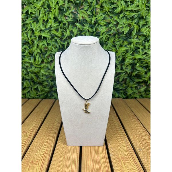 Colar Corrente Feminina Detalhe Dourado com Regulagem 