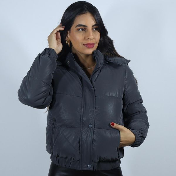 Bobojaco cor Cinza com Capuz Feminino - Club 21 Country 