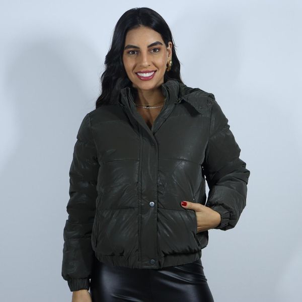 Bobojaco cor Verde com Capuz Feminino - Club 21 Country 