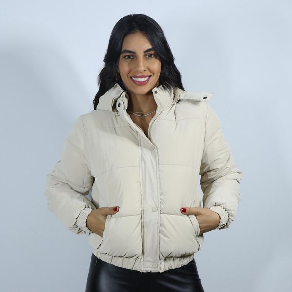 Bobojaco cor Off com Capuz Feminino - Club 21 Country 