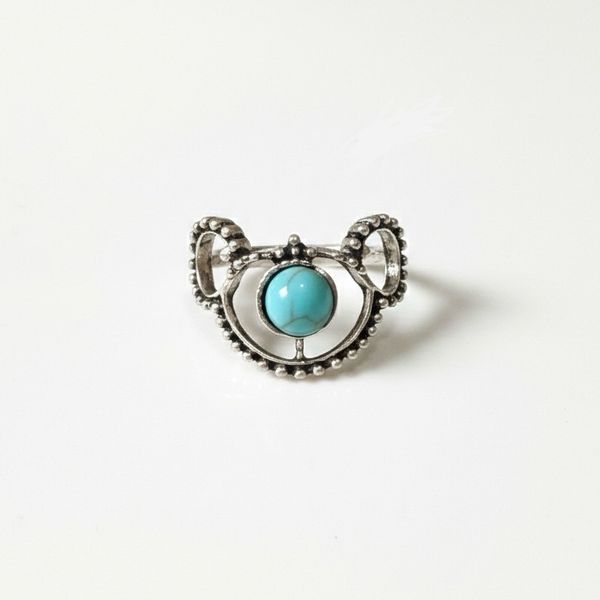 Anel de Inox com Pedra Country Tam 17