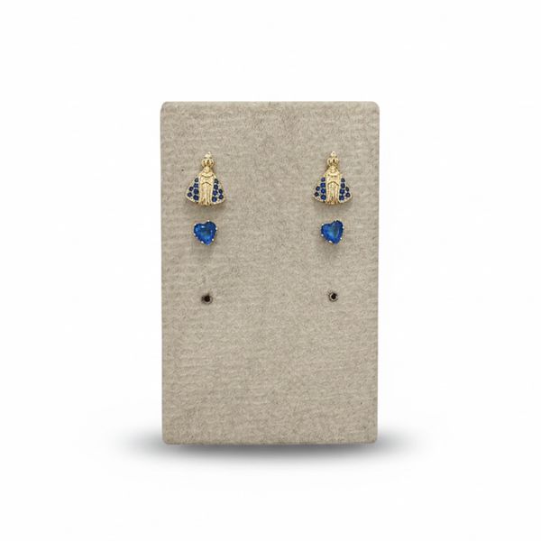 Kit Brinco Folheado 2 Pares