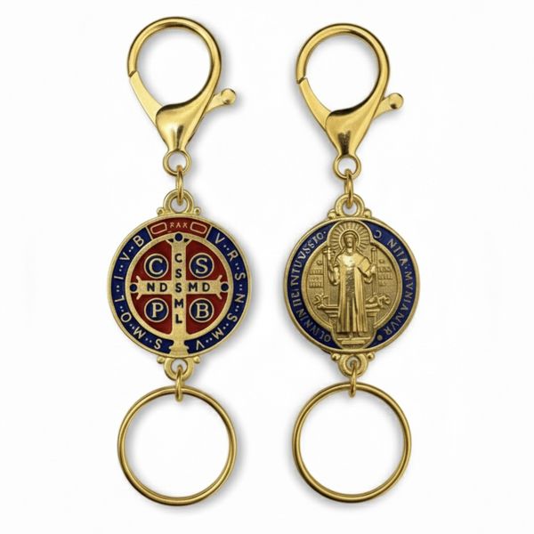 Chaveiro São Bento Dourado