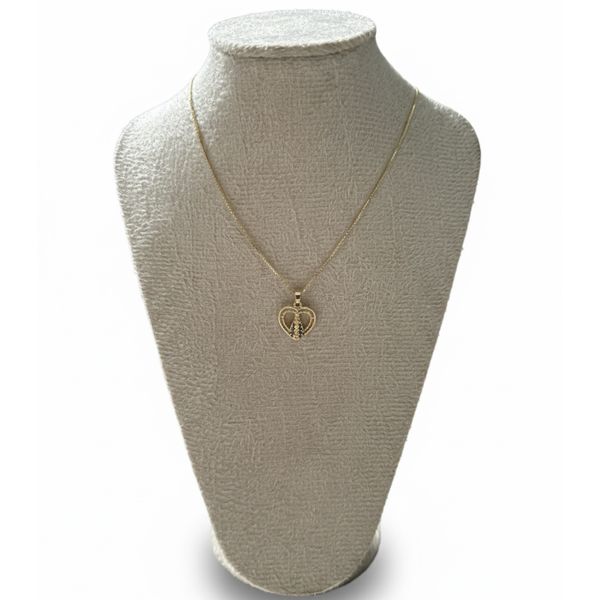 Colar Dourado Feminino Nossa Senhora