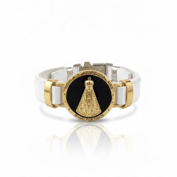 Pulseira de Couro Sintético Country 