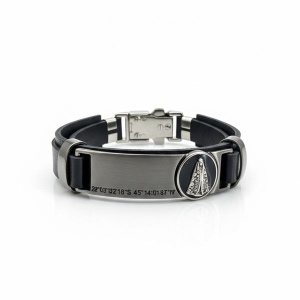 Pulseira de Couro Sintético Country 