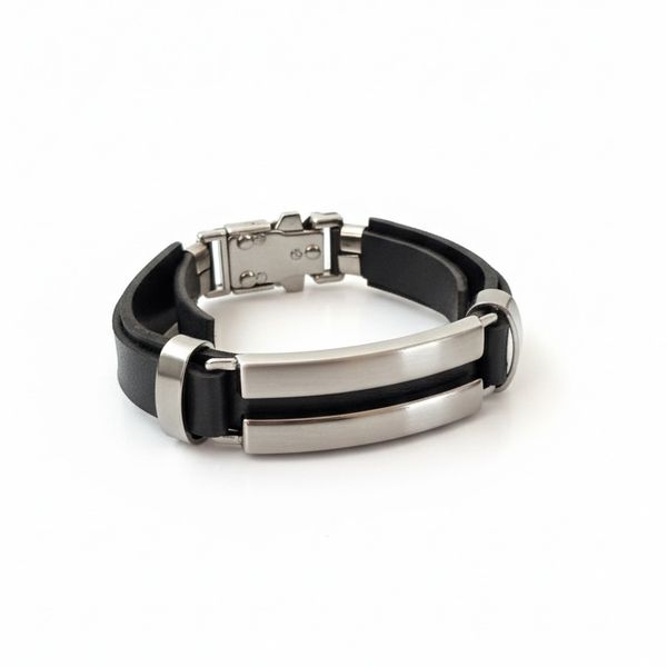 Pulseira de Couro Sintético Country