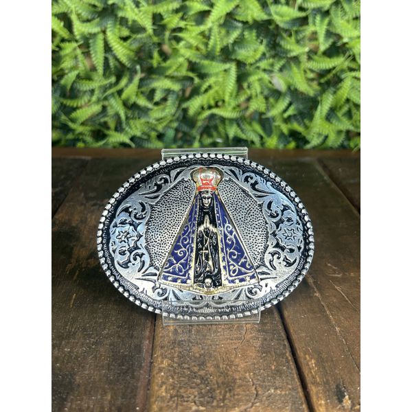 Fivela Country Cowboy Unissex Nossa Senhora