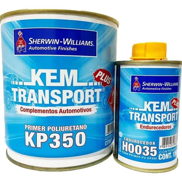 kit Primer Pu Kp 350 C/ Endurecedor Sherwin Williams Automotivo