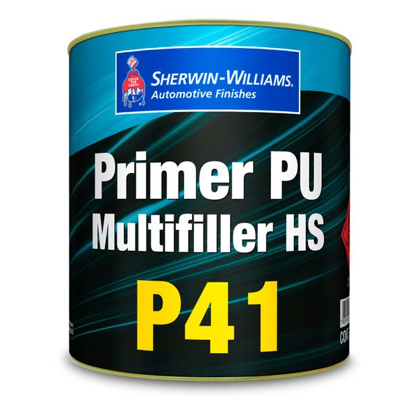 Kit Primer Pu Multifiller Hs P41 4,5L Sherwin Williams Automotivo