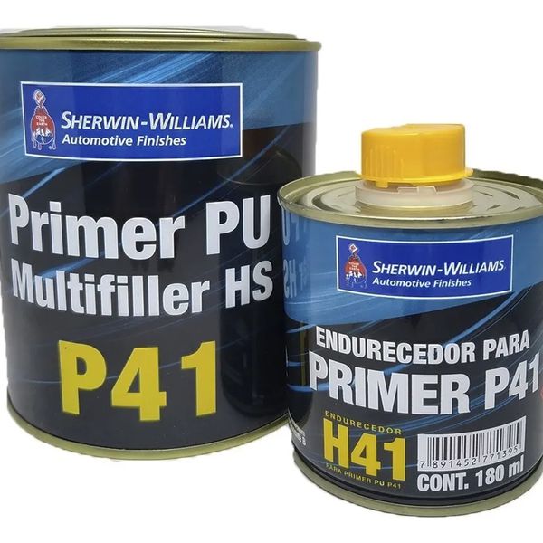 kit Primer Pu Multifiller Hs P41 Sherwin Williams Automotivo