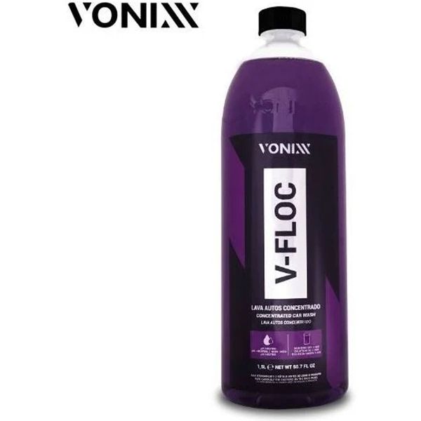 Shampoo Automotivo V-floc Lava Auto Concentrado Vonixx 1,5l