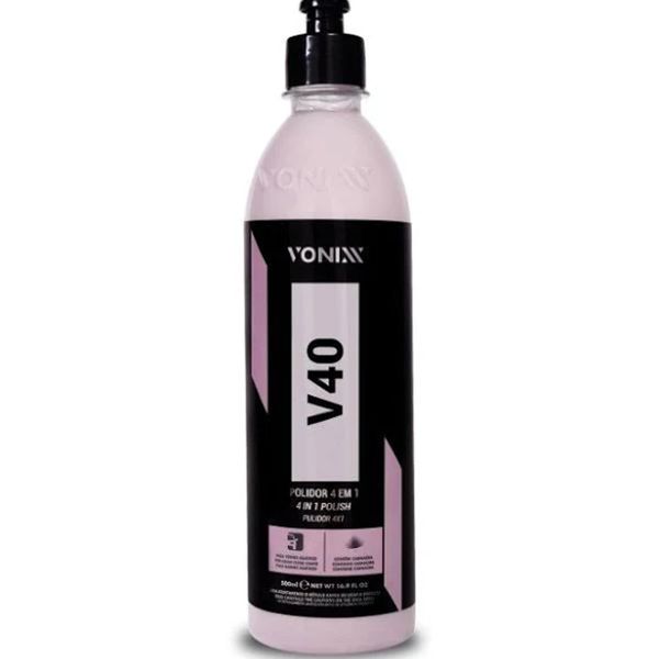 Polidor 4 em1 V40 Com Carnaúba - 500ml Original Vonixx