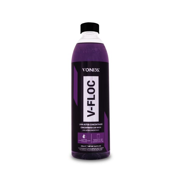 Shampoo Automotivo V-floc Lava Auto Concentrado Vonixx 0,500ml