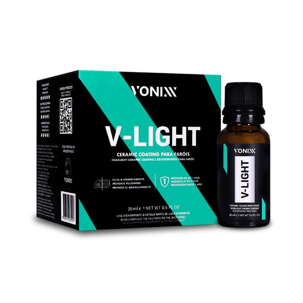 Vitrificador P/ Faróis Proteção Uv Sio2 Vonixx V-light 20ml