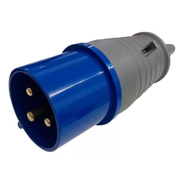 Plugue 32a 2p+t 220/240vca Azul Ip44 6h Pls 3276