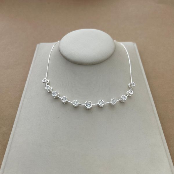 Choker Zircônia Redondas 
