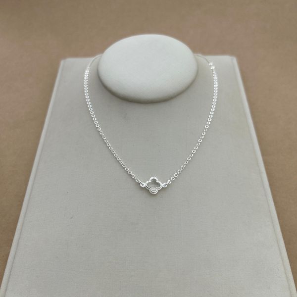 CHOKER COM 1 TREVO DE ZIRCÔNIA CRISTAL