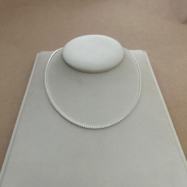 Choker Riviera Zircônia Cristal Com Extensor 