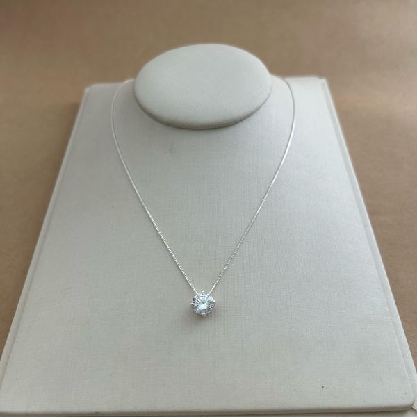 COLAR COM ZIRCÔNIA REDONDA CRISTAL GALERIA GARRAS 