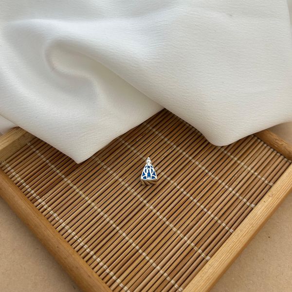 BERLOQUE SEPARADOR DE NOSSA SENHORA RESINADA AZUL