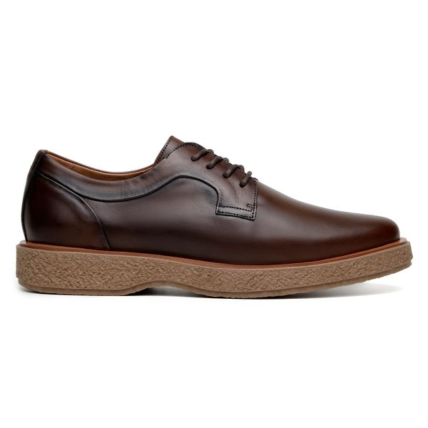 Sapato Masculino CNS Casual Derby Tan 