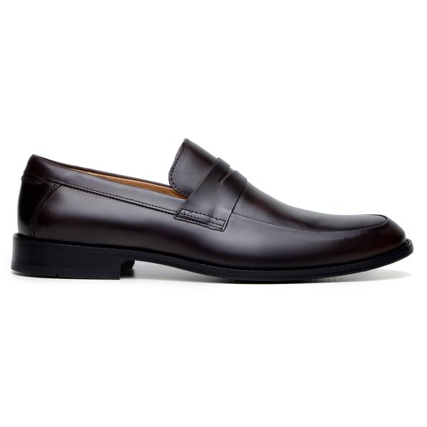 Sapato Social Masculino Loafer Café