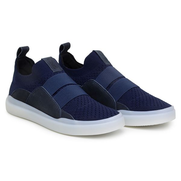 Sapatênis casual masculino CNS slip-on Blue - CNS Calçados