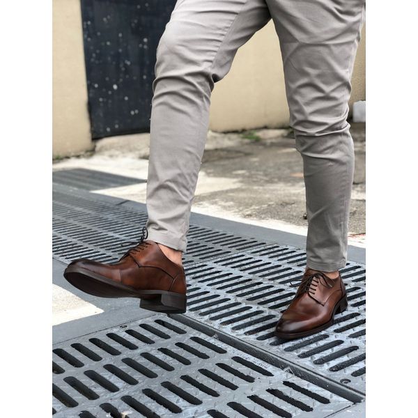 Sapato Social Masculino Derby Cns Wisky CNS Calçados