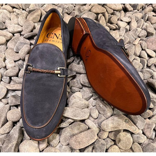 Mocassim masculino hot sale sola de couro