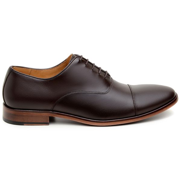 Sapato Social Masculino Oxford CNS Benelli 43 Café