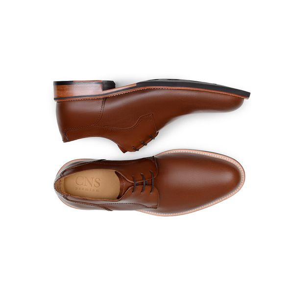 Sapato Social Masculino Derby CNS Blue 03 Damasco CNS