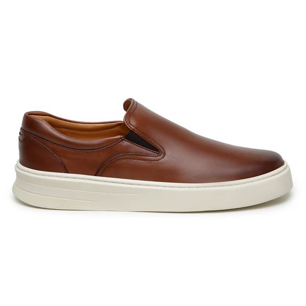 Tênis Casual Masculino Slip-on CNS 3308 Havana