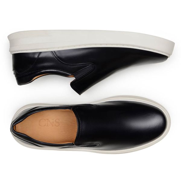 Slip on masculino preto discount
