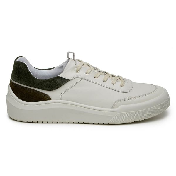 Tênis Casual Masculino CNS FOX 007 Neve e Green