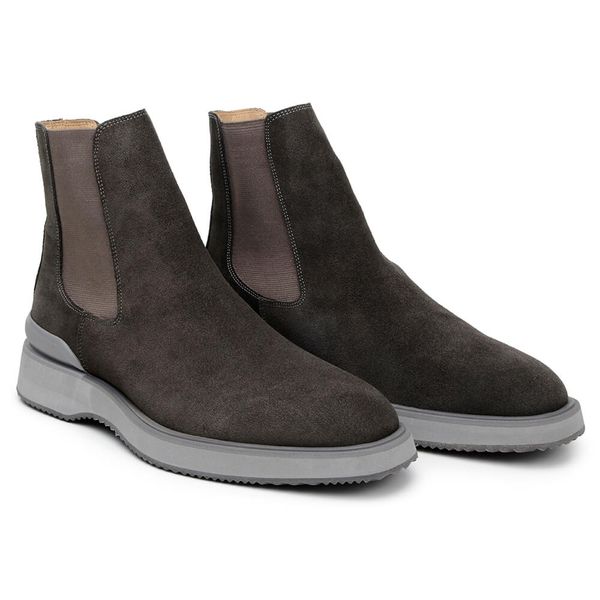 Bota Casual Masculina Chelsea CNS 18308 Chumbo CNS