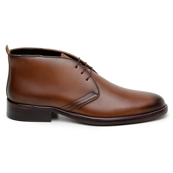 Bota Social Masculina CNS 18652 Whisky CNS