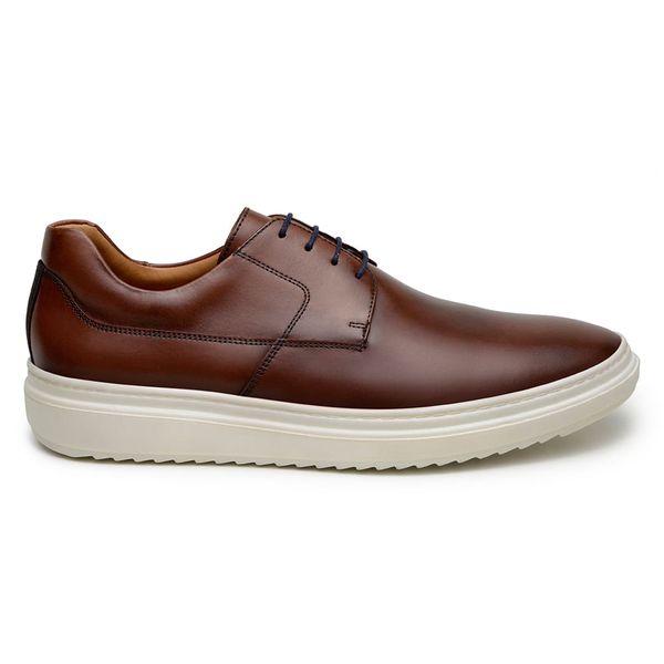 Sapato Casual Masculino Derby CNS 383001 Conhaque