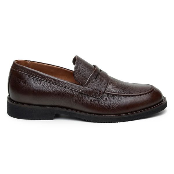 Sapato Casual Masculino Mocassim CNS 360055 Café