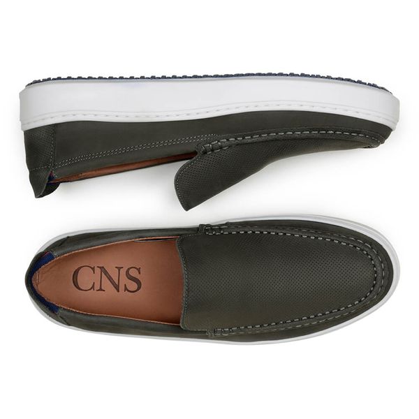 Sapato Casual Masculino Mocassim CNS 22102 Azeitona CNS