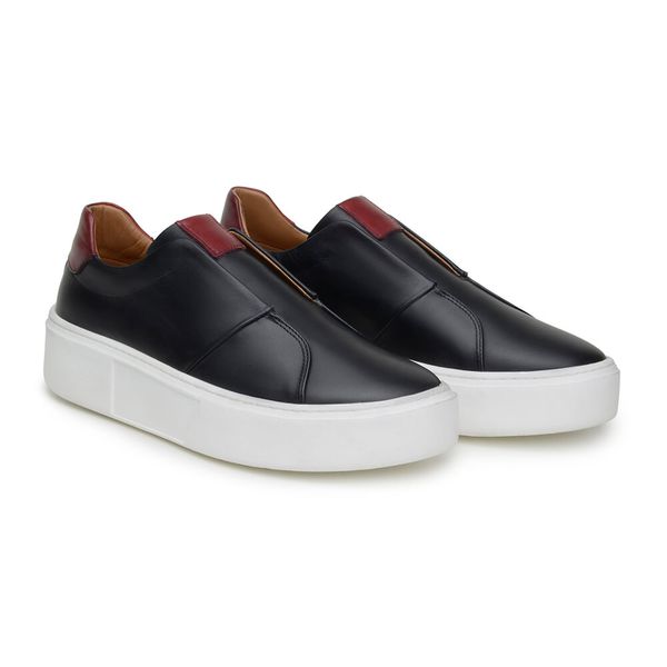 Tenis casual masculino vermelho on sale
