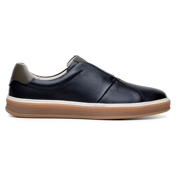 TÊNIS CASUAL MASCULINO CNS LOREN II Preto e oliva