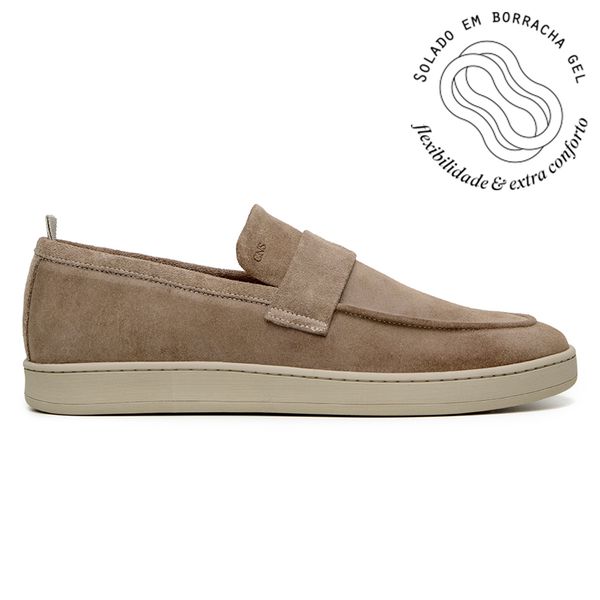 Sapato Casual Masculino Mocassim CNS 660003 Ginger